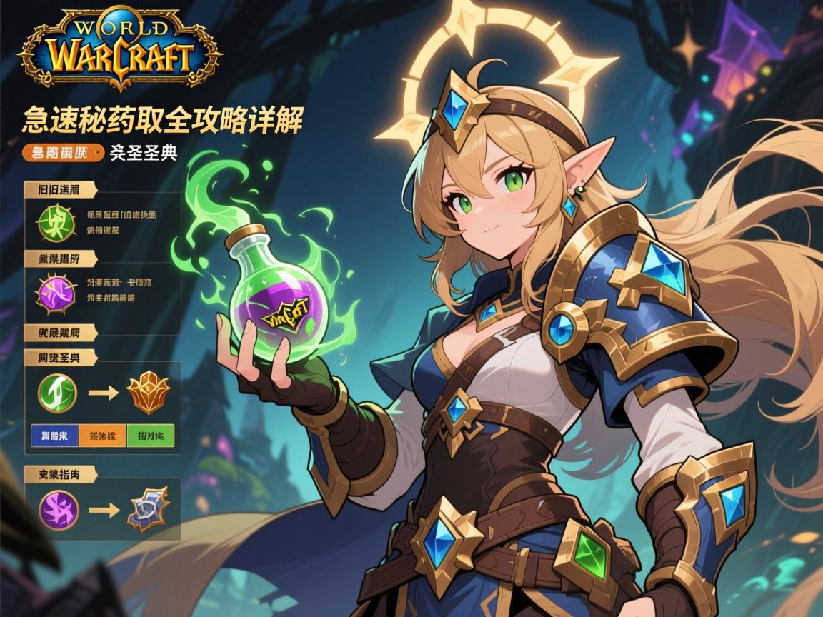 急速秘药获取全攻略详解,魔兽世界怀旧服急速圣典任务流程与材料收集指南 急速秘药获取全攻略详解,魔兽世界怀旧服急速圣典任务流程与材料收集指南