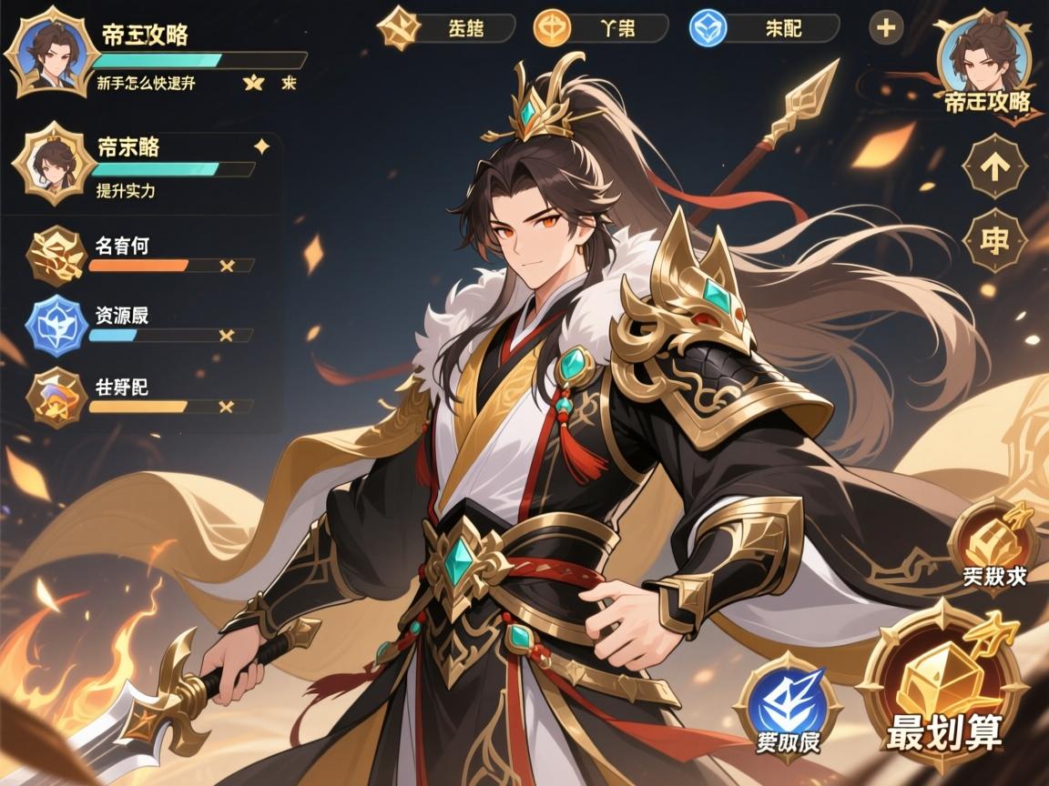 帝王志攻略,新手怎么快速提升实力,名臣如何搭配,资源怎么获取最划算 帝王志攻略,新手怎么快速提升实力,名臣如何搭配,资源怎么获取最划算