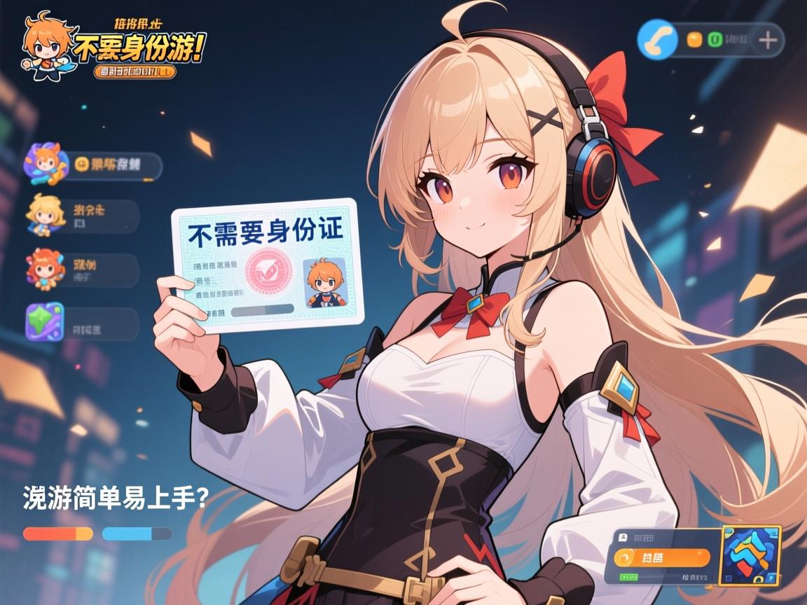 不需要身份证的手游丨免实名认证如何操作,哪些游戏简单易上手? 不需要身份证的手游丨免实名认证如何操作,哪些游戏简单易上手?