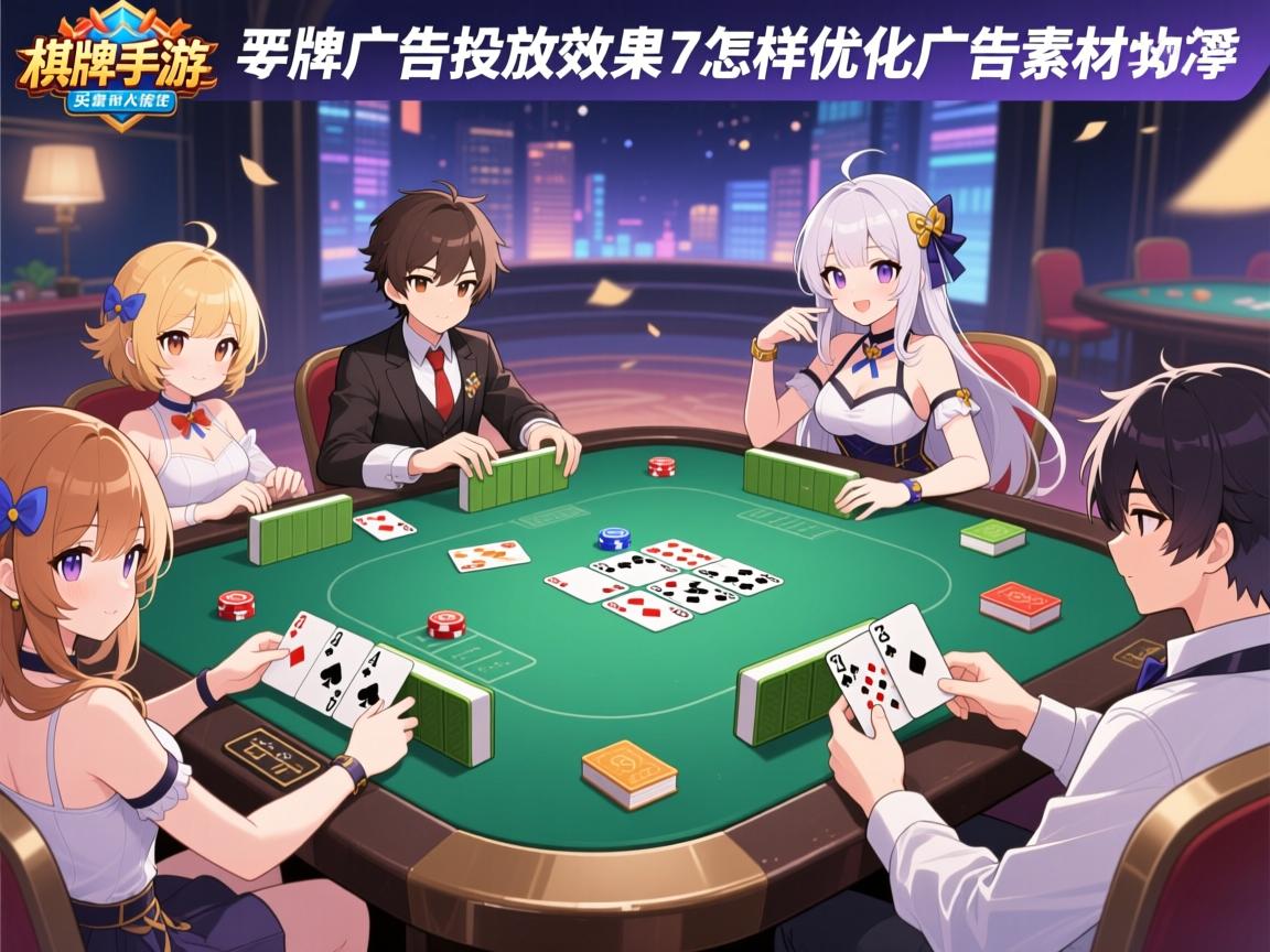 棋牌手游广告投放效果如何,买量成本高吗,怎样优化广告素材 棋牌手游广告投放效果如何,买量成本高吗,怎样优化广告素材