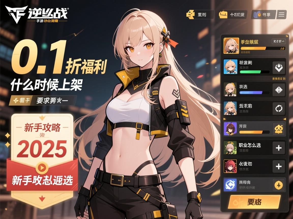 逆战手游什么时候上架,0.1折福利怎么领,职业怎么选,新手攻略2025 逆战手游什么时候上架,0.1折福利怎么领,职业怎么选,新手攻略2025