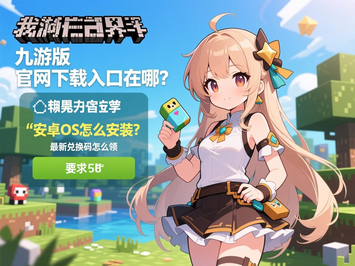 我的世界九游版官网下载入口在哪,安卓iOS怎么安装,最新兑换码怎么领 我的世界九游版官网下载入口在哪,安卓iOS怎么安装,最新兑换码怎么领