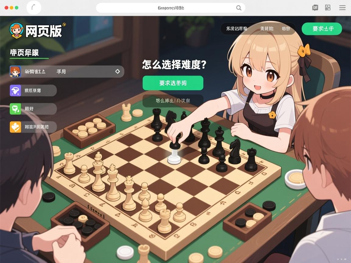 网页版象棋哪个平台好,新手怎么快速上手,怎么选择难度? 网页版象棋哪个平台好,新手怎么快速上手,怎么选择难度?