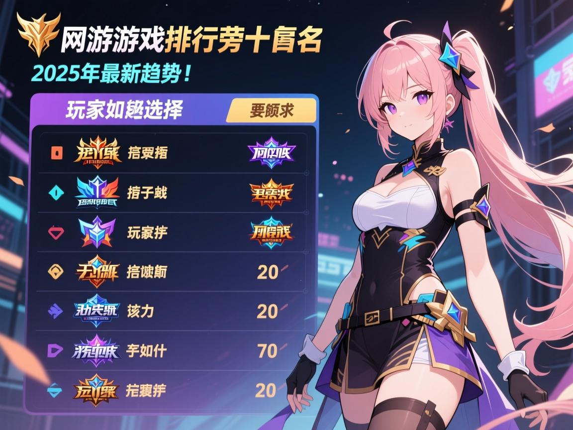 网游游戏排行榜前十名有哪些,2025年最新趋势是什么,玩家该如何选择 网游游戏排行榜前十名有哪些,2025年最新趋势是什么,玩家该如何选择