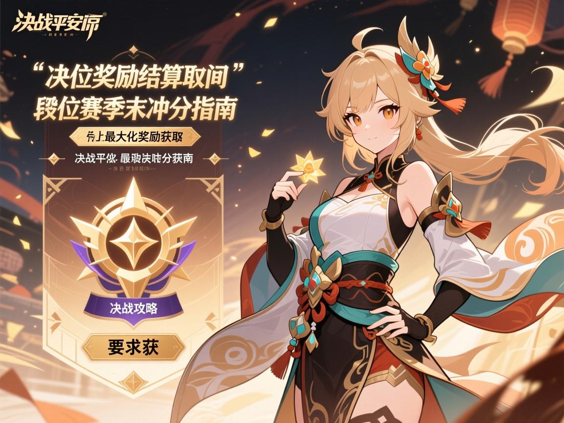 决战平安京段位奖励结算时间与领取攻略,决战平安京段位赛季末冲分指南,最大化奖励获取 决战平安京段位奖励结算时间与领取攻略,决战平安京段位赛季末冲分指南,最大化奖励获取