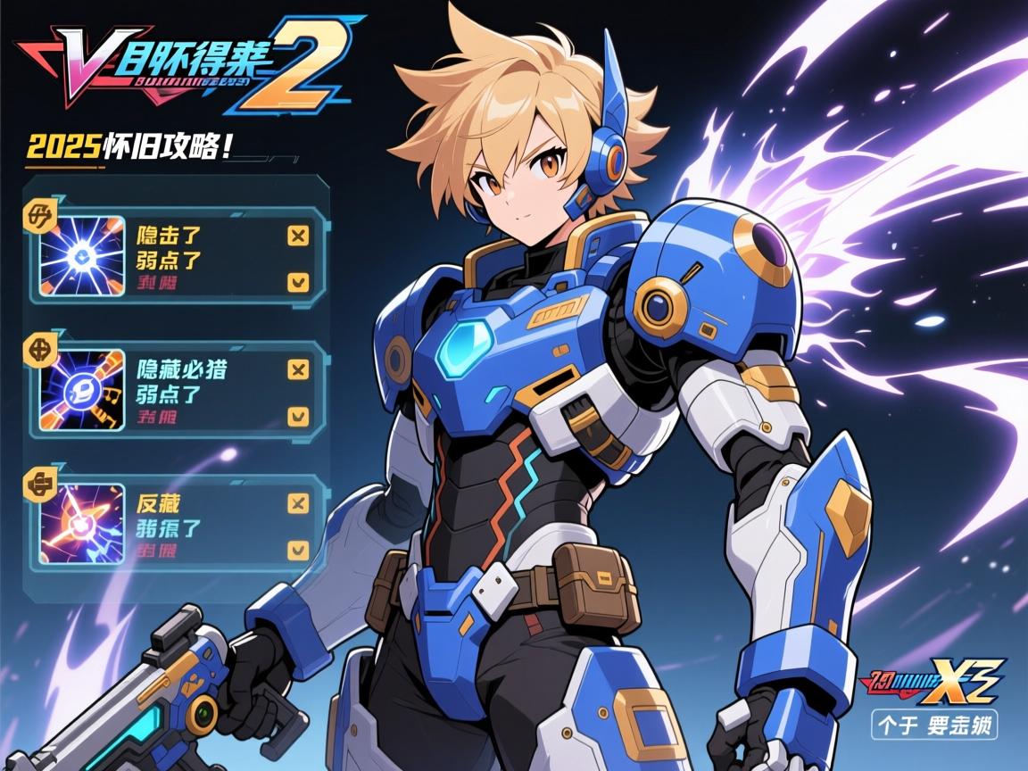 洛克人x2装甲组件怎么获得,反击猎人弱点是什么,隐藏必杀技如何解锁,2025怀旧攻略 洛克人x2装甲组件怎么获得,反击猎人弱点是什么,隐藏必杀技如何解锁,2025怀旧攻略