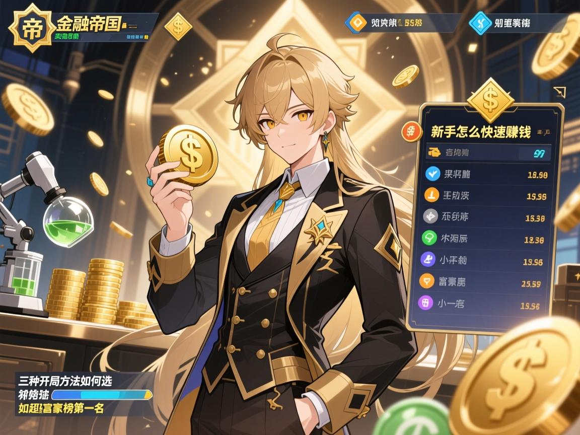 金融帝国实验室攻略丨新手怎么快速赚钱,三种开局方法如何选,如何超越富豪榜第一名 金融帝国实验室攻略丨新手怎么快速赚钱,三种开局方法如何选,如何超越富豪榜第一名