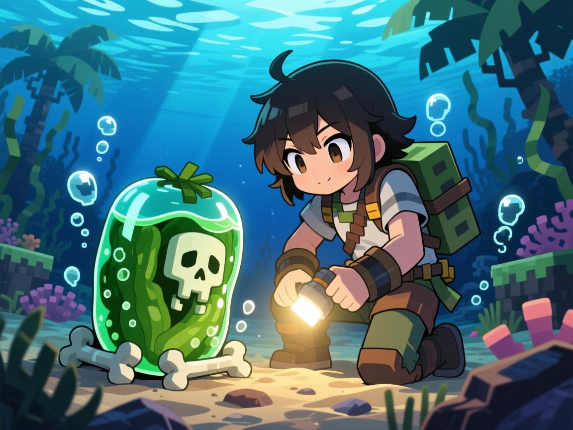 我的世界海泡菜:骨粉催熟亮度翻倍吗?海底照明如何实现?荒岛生存怎样获取光源? 我的世界海泡菜:骨粉催熟亮度翻倍吗?海底照明如何实现?荒岛生存怎样获取光源?