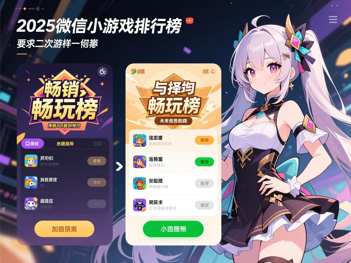 2025微信小游戏排行榜,畅销榜与畅玩榜有何区别,如何选择适合的游戏,未来趋势怎样 2025微信小游戏排行榜,畅销榜与畅玩榜有何区别,如何选择适合的游戏,未来趋势怎样