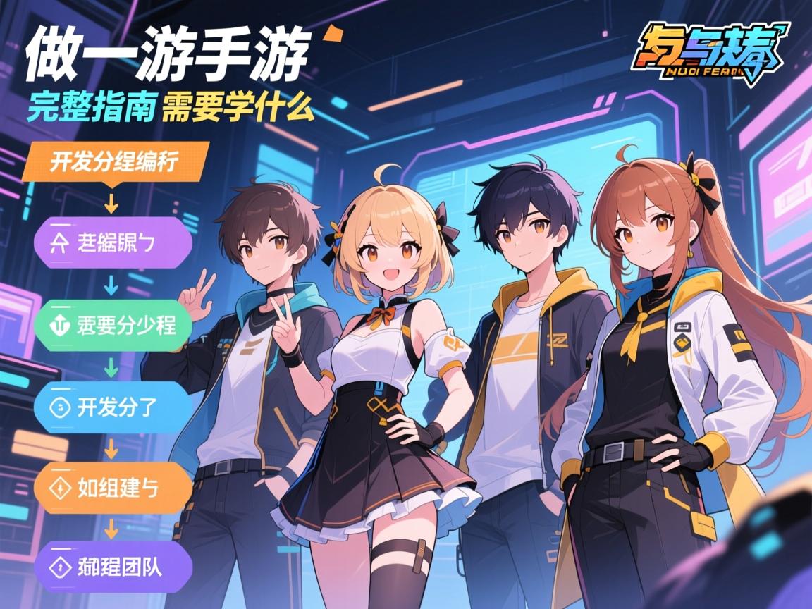 做一款手游完整指南,需要学什么编程,开发流程分几步,如何组建团队 做一款手游完整指南,需要学什么编程,开发流程分几步,如何组建团队