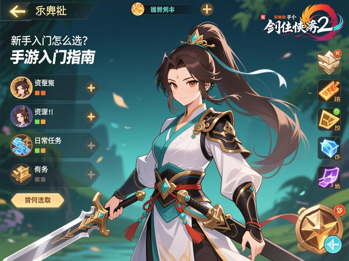 剑侠情缘2手游入门指南,新手门派怎么选,日常任务有哪些,资源如何获取 剑侠情缘2手游入门指南,新手门派怎么选,日常任务有哪些,资源如何获取