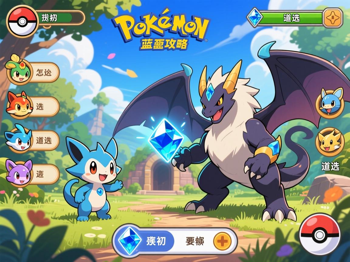 口袋妖怪蓝宝石攻略,初始精灵怎么选,道馆顺序如何安排,神兽捕捉技巧有哪些 口袋妖怪蓝宝石攻略,初始精灵怎么选,道馆顺序如何安排,神兽捕捉技巧有哪些