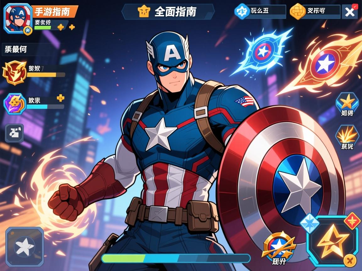 美国队长手游全面指南,哪款最好玩,技能怎么搭配,如何获得角色 美国队长手游全面指南,哪款最好玩,技能怎么搭配,如何获得角色