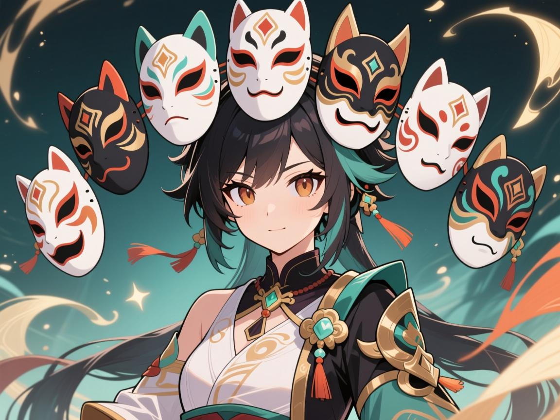 面灵气:为何能拉条输出,御魂怎么搭配,七个面具代表什么情绪 面灵气:为何能拉条输出,御魂怎么搭配,七个面具代表什么情绪