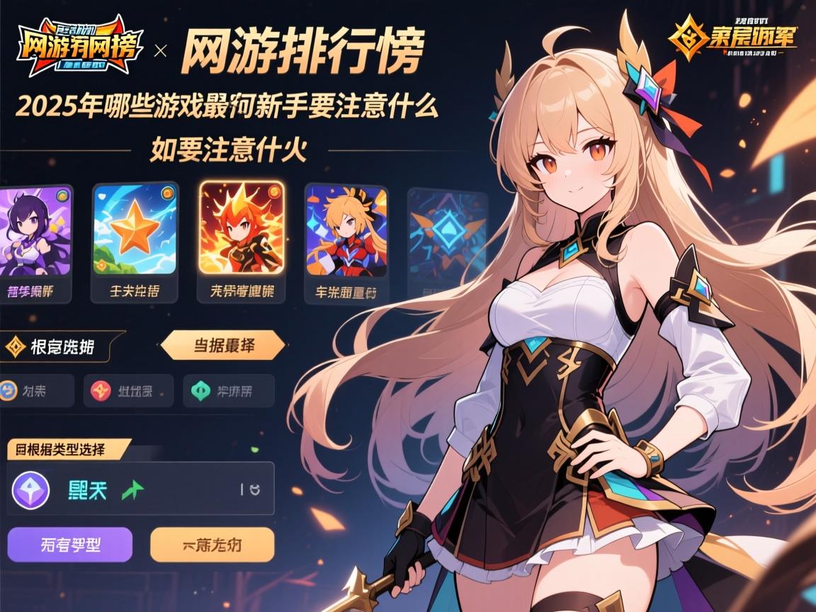 网游排行榜网游,2025年哪些游戏最火,如何根据类型选择,新手要注意什么 网游排行榜网游,2025年哪些游戏最火,如何根据类型选择,新手要注意什么