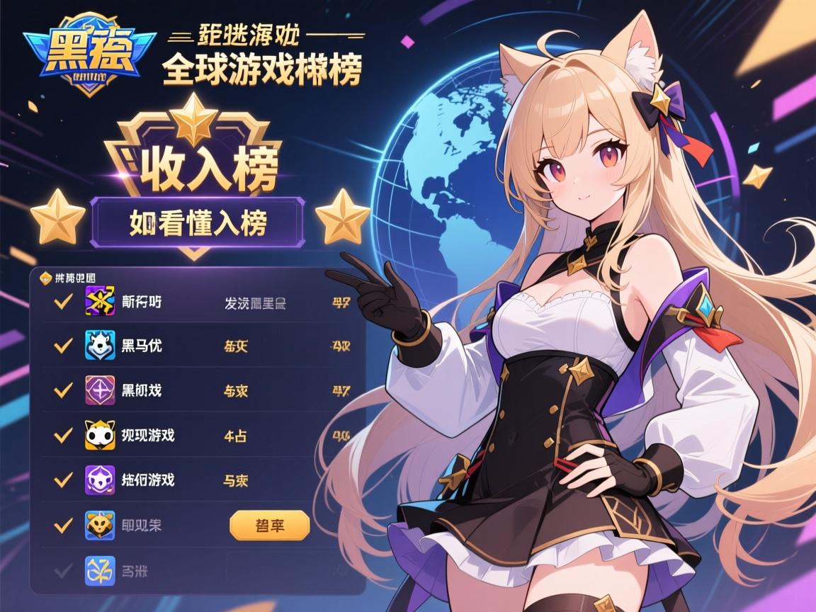 全球游戏排行榜,如何看懂收入榜、发现黑马游戏、挑选适合类型? 全球游戏排行榜,如何看懂收入榜、发现黑马游戏、挑选适合类型?
