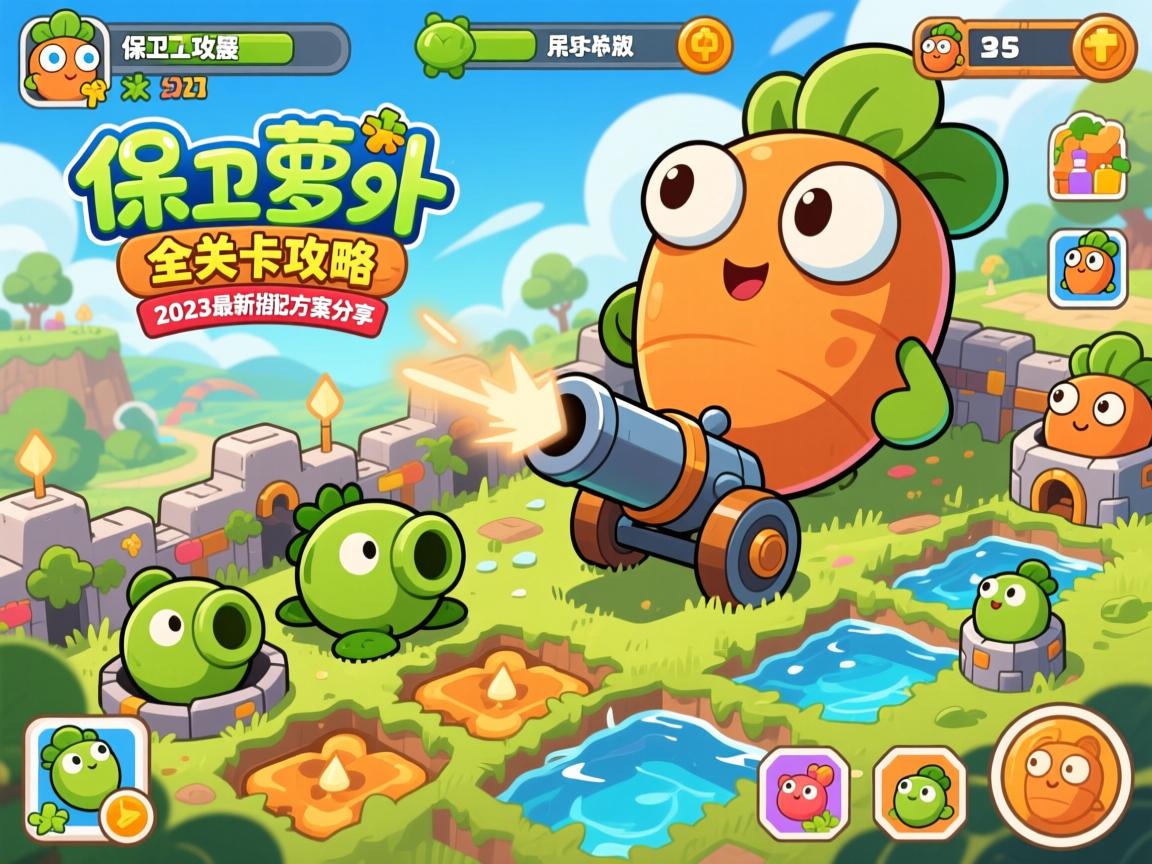 保卫萝卜全关卡攻略2023最新版图文详解,保卫萝卜通关技巧与炮塔搭配方案分享 保卫萝卜全关卡攻略2023最新版图文详解,保卫萝卜通关技巧与炮塔搭配方案分享
