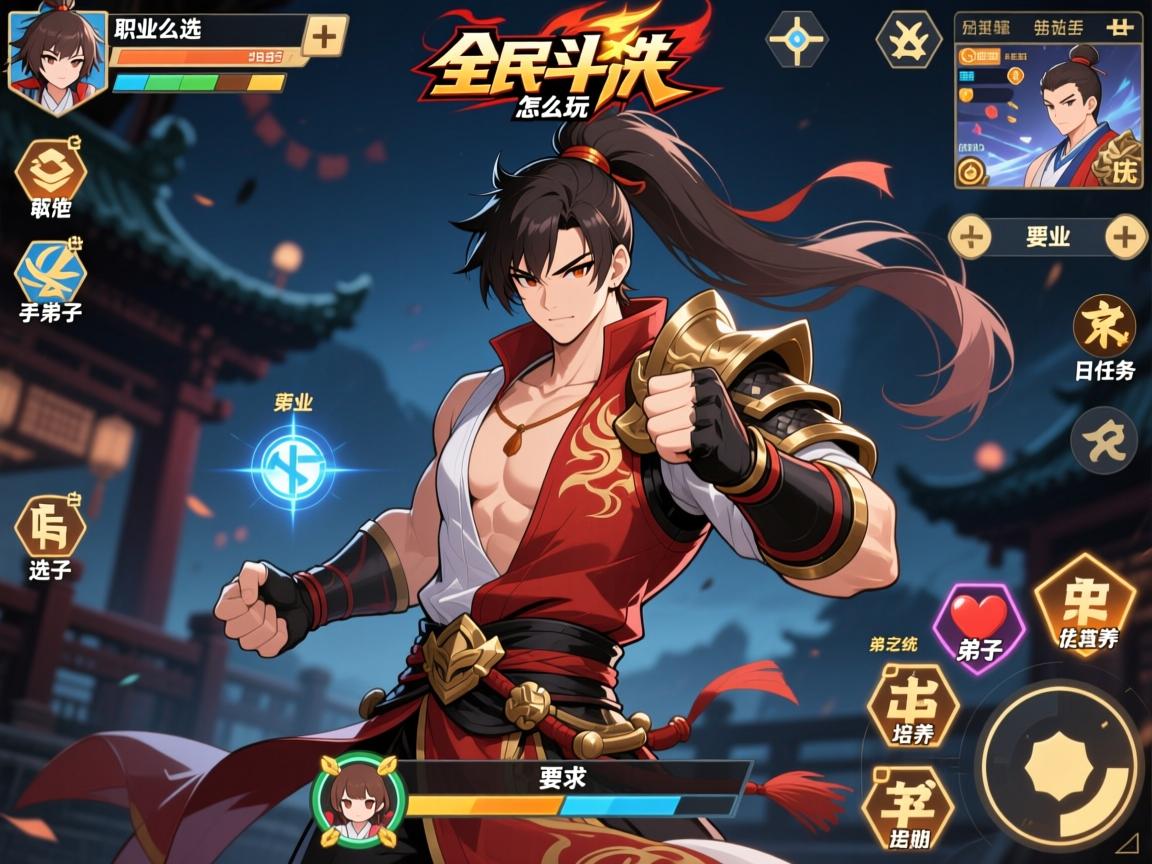 全民格斗手游怎么玩,职业怎么选,弟子系统如何培养,日常任务有哪些 全民格斗手游怎么玩,职业怎么选,弟子系统如何培养,日常任务有哪些