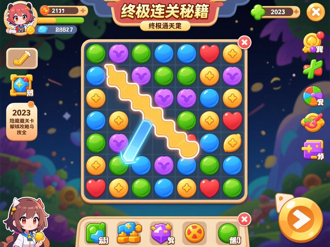 对对碰连连看终极通关秘籍:2023最新隐藏关卡解锁攻略与道具组合技巧大全 对对碰连连看终极通关秘籍:2023最新隐藏关卡解锁攻略与道具组合技巧大全