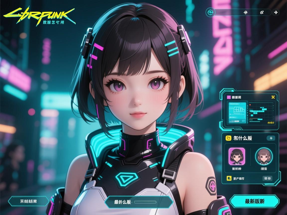 赛博朋克捏脸:数据怎么用,萌妹怎么捏,最新版有什么新选项 赛博朋克捏脸:数据怎么用,萌妹怎么捏,最新版有什么新选项