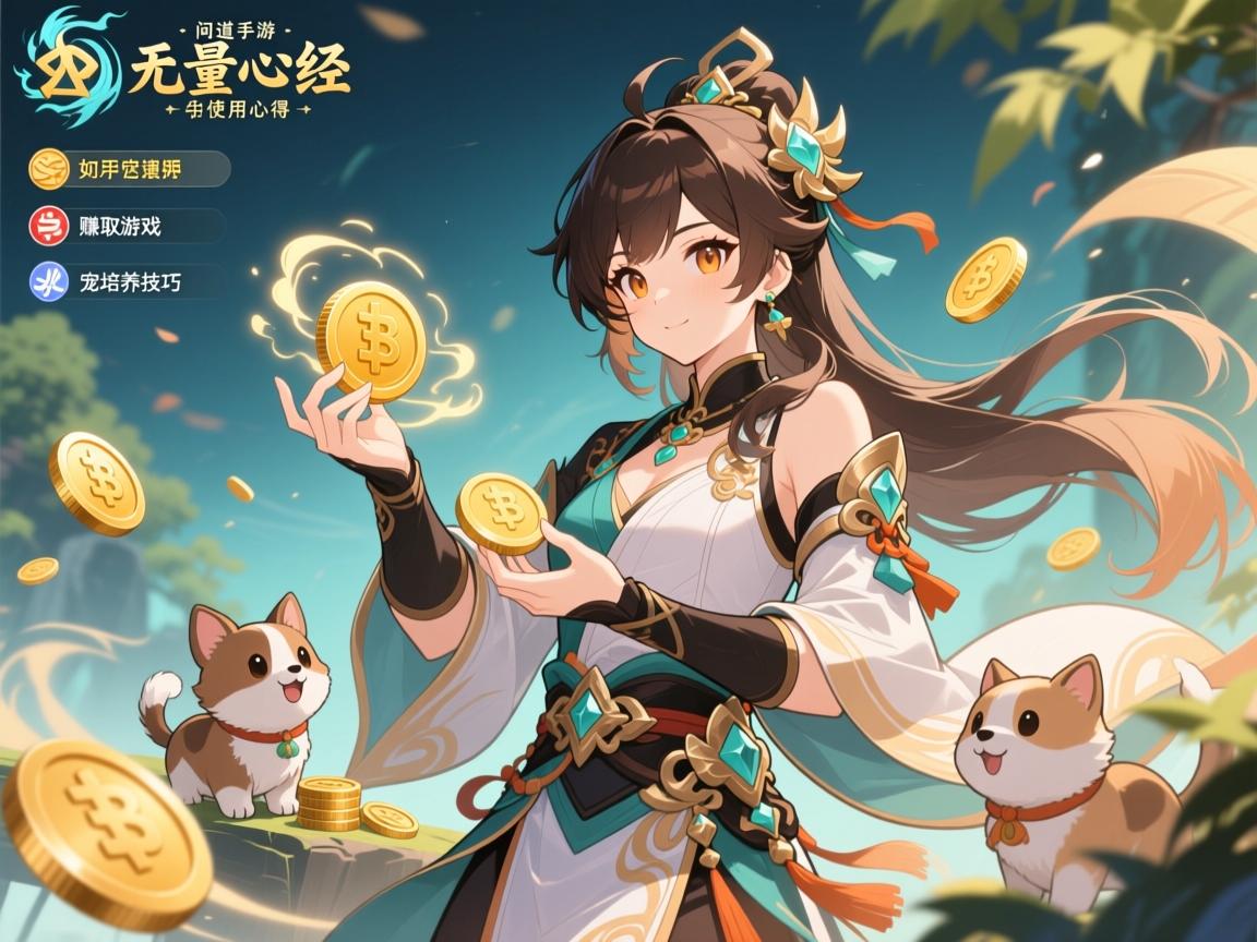 问道手游无量心经使用心得:如何用它快速提升与赚取游戏币,以及宠物培养技巧_1 问道手游无量心经使用心得:如何用它快速提升与赚取游戏币,以及宠物培养技巧_1