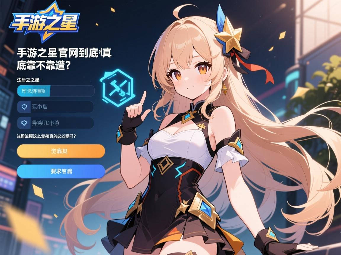 手游之星官网到底靠不靠谱？注册流程这么复杂真的有必要吗？