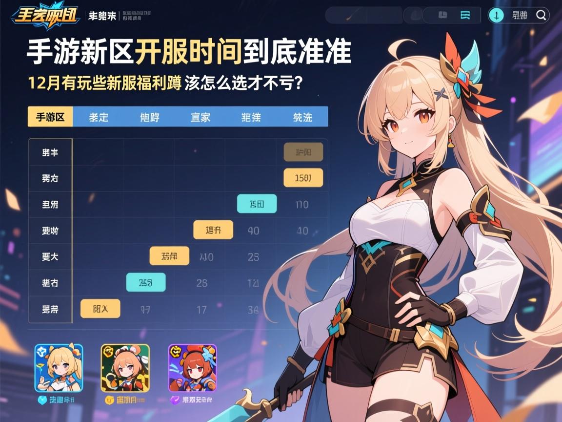 手游新区开服时间表到底准不准,12月有哪些新服福利值得蹲,老玩家该怎么选才不亏? 手游新区开服时间表到底准不准,12月有哪些新服福利值得蹲,老玩家该怎么选才不亏?