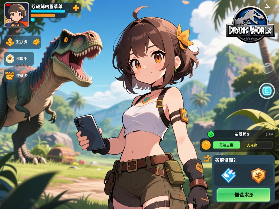 侏罗纪世界手游破解内置菜单如何开启无限资源?破解版存档异常怎么解决? 侏罗纪世界手游破解内置菜单如何开启无限资源?破解版存档异常怎么解决?