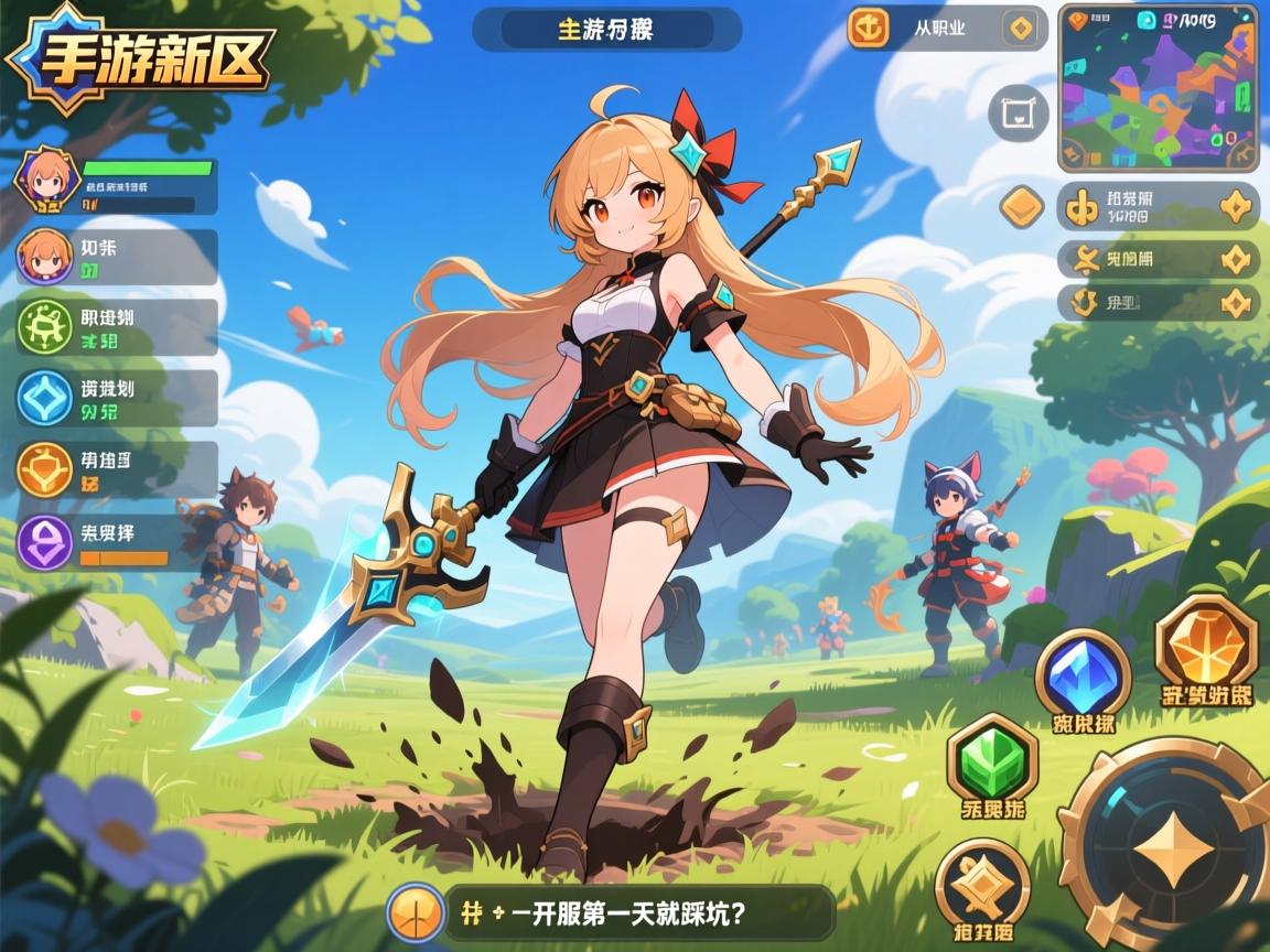 手游新区开服全攻略:从职业选择到资源规划,如何避免开服第一天就踩坑? 手游新区开服全攻略:从职业选择到资源规划,如何避免开服第一天就踩坑?