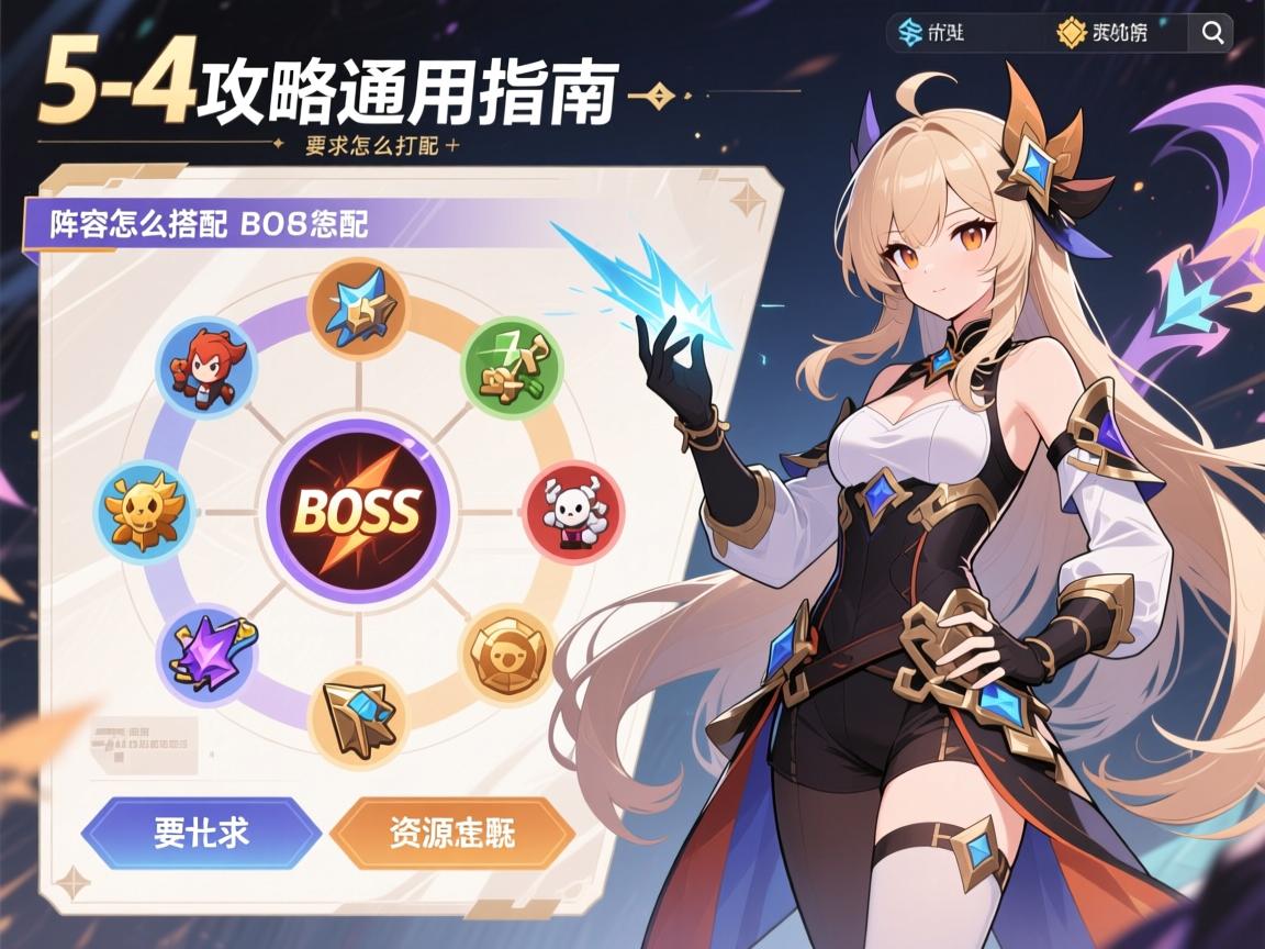 5-4攻略通用指南:阵容怎么搭配,BOSS怎么打,资源怎么分配 5-4攻略通用指南:阵容怎么搭配,BOSS怎么打,资源怎么分配