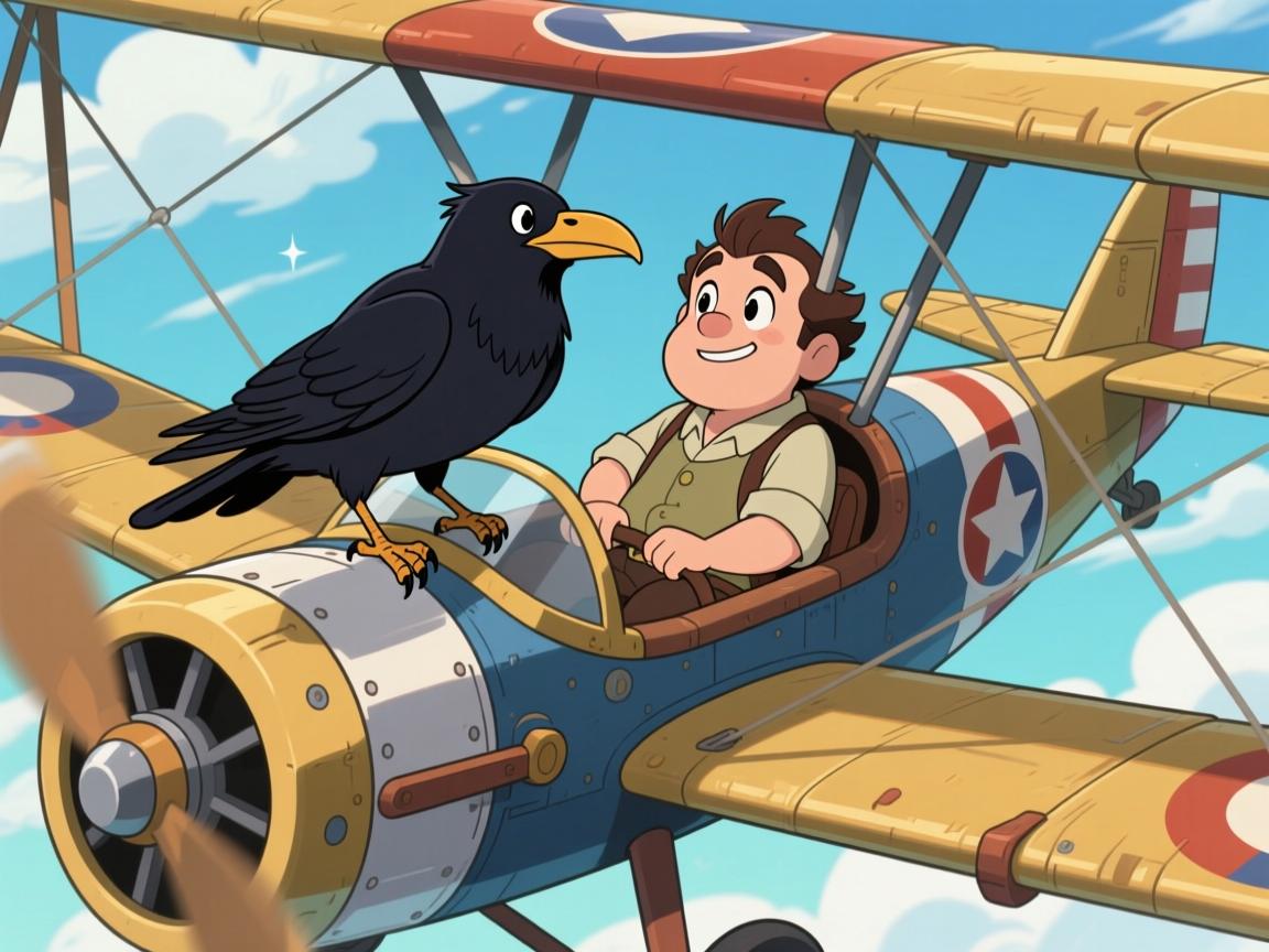 乌鸦坐飞机是什么梗,出自哪部动画,阿福是谁 乌鸦坐飞机是什么梗,出自哪部动画,阿福是谁