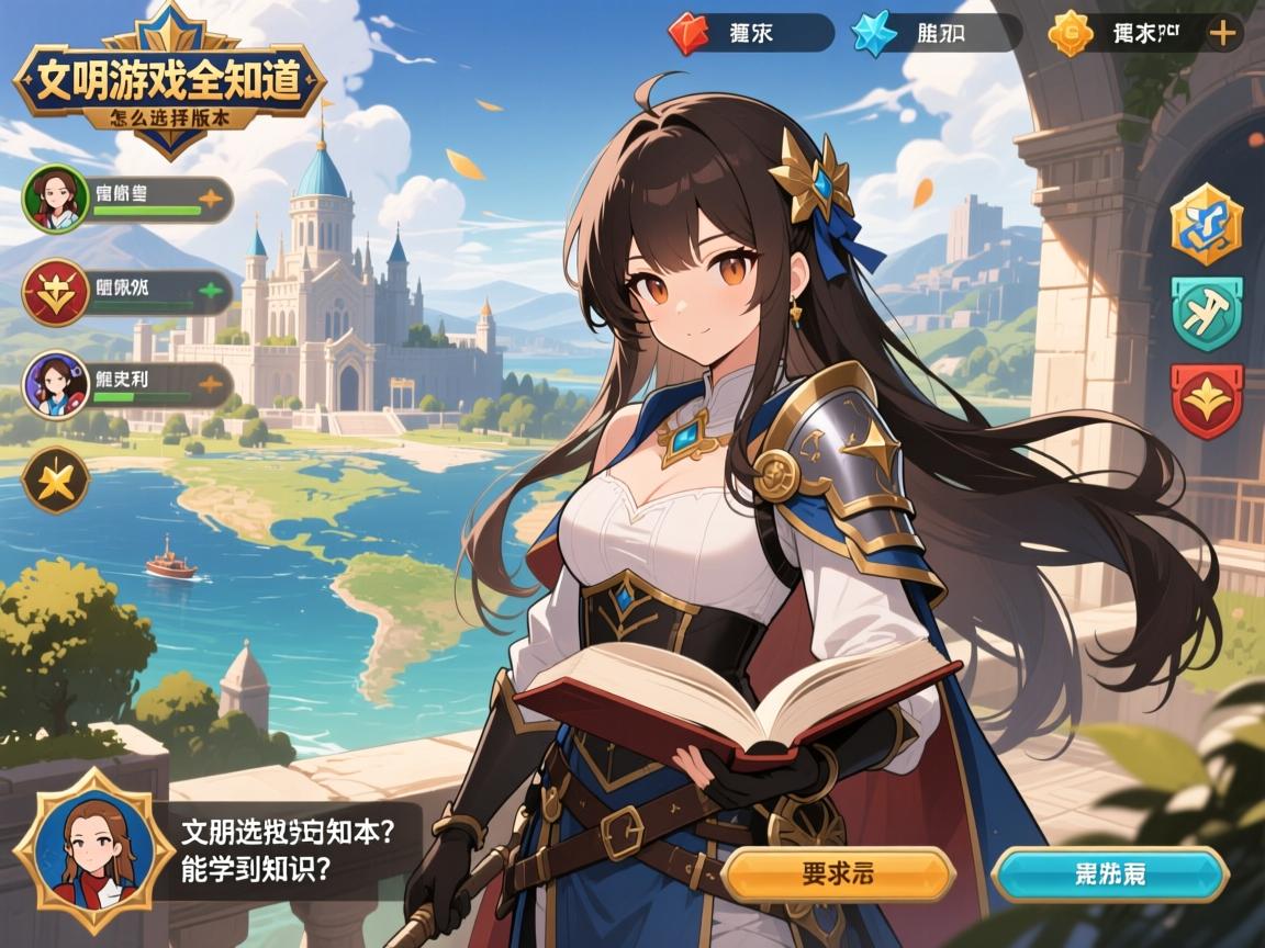 文明游戏全知道,怎么选择版本,有哪些胜利方式,能学到历史知识吗? 文明游戏全知道,怎么选择版本,有哪些胜利方式,能学到历史知识吗?