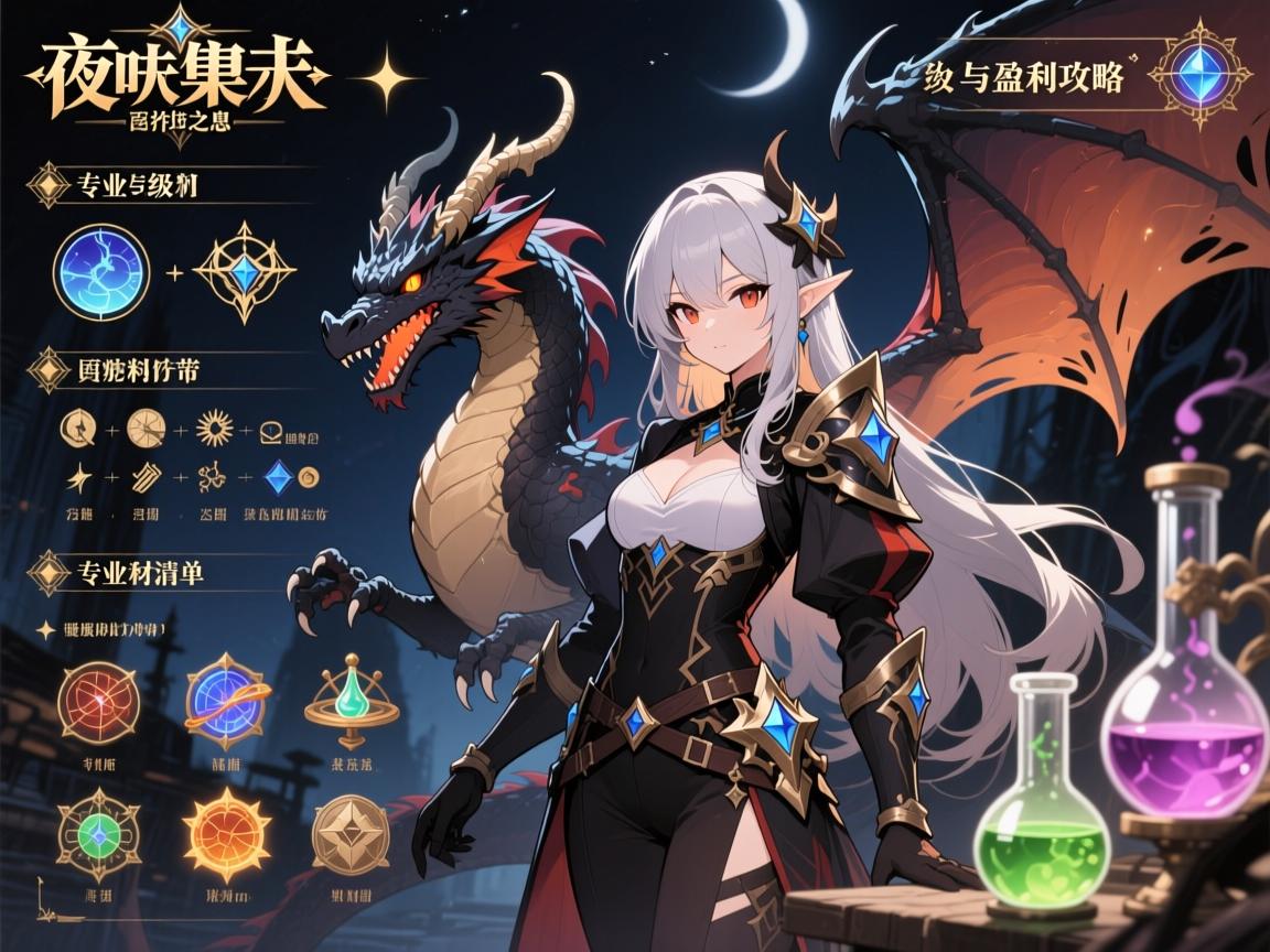 夜龙之息制作配方与材料清单,炼金术专业冲级与盈利攻略 夜龙之息制作配方与材料清单,炼金术专业冲级与盈利攻略