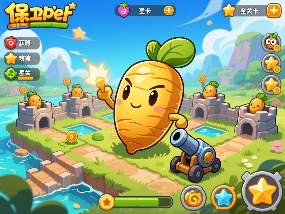 保卫萝卜金萝卜获取攻略最新方法详解,保卫萝卜全关卡三星通关技巧与炮塔布局指南 保卫萝卜金萝卜获取攻略最新方法详解,保卫萝卜全关卡三星通关技巧与炮塔布局指南