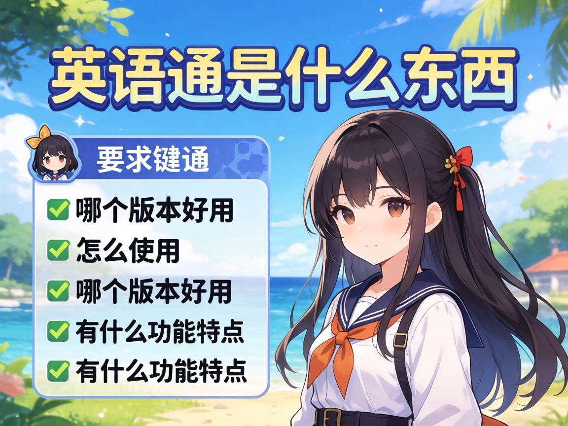 英语通是什么东西,怎么使用,哪个版本好用,有什么功能特点 英语通是什么东西,怎么使用,哪个版本好用,有什么功能特点