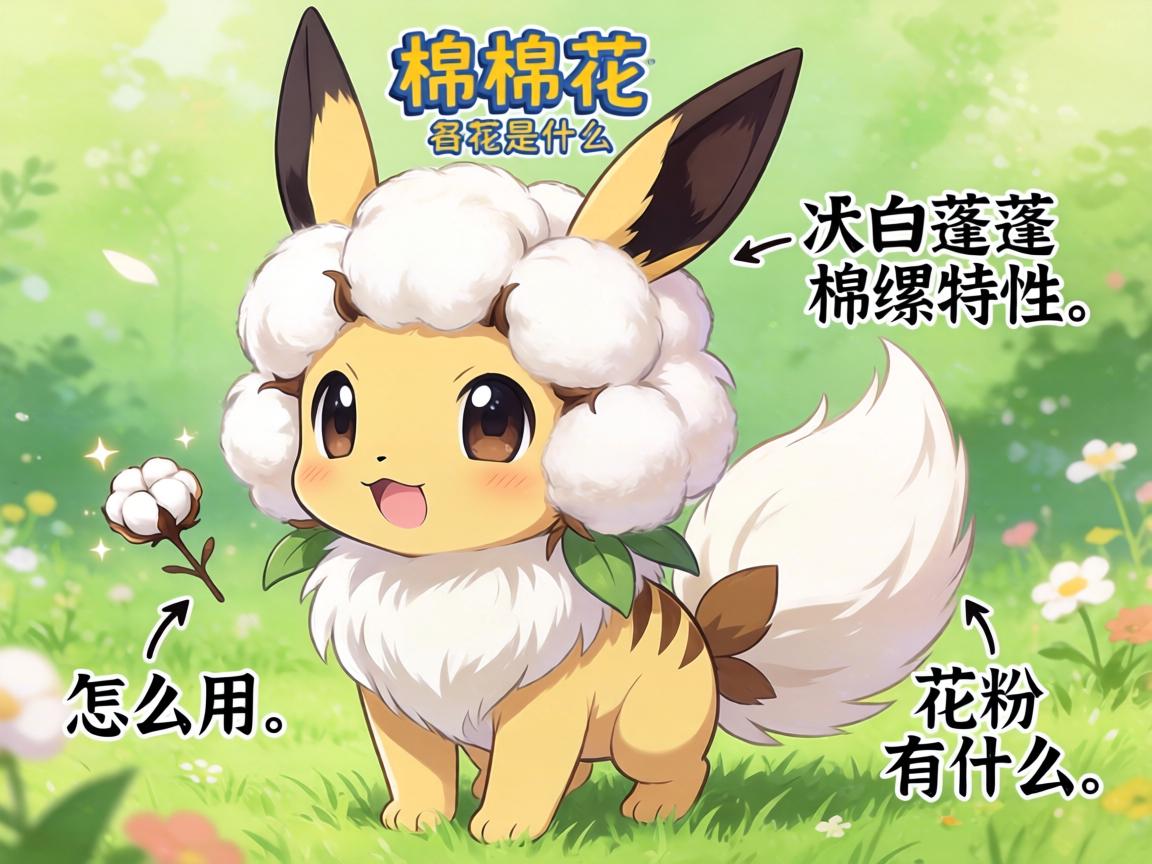 幼棉棉是什么宝可梦,怎么进化白蓬蓬,棉絮特性怎么用,花粉有什么效果 幼棉棉是什么宝可梦,怎么进化白蓬蓬,棉絮特性怎么用,花粉有什么效果