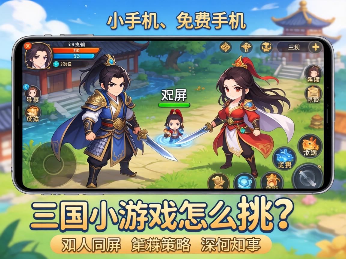 三国小游戏怎么挑?双人同屏,免费手机版,策略深度如何 三国小游戏怎么挑?双人同屏,免费手机版,策略深度如何