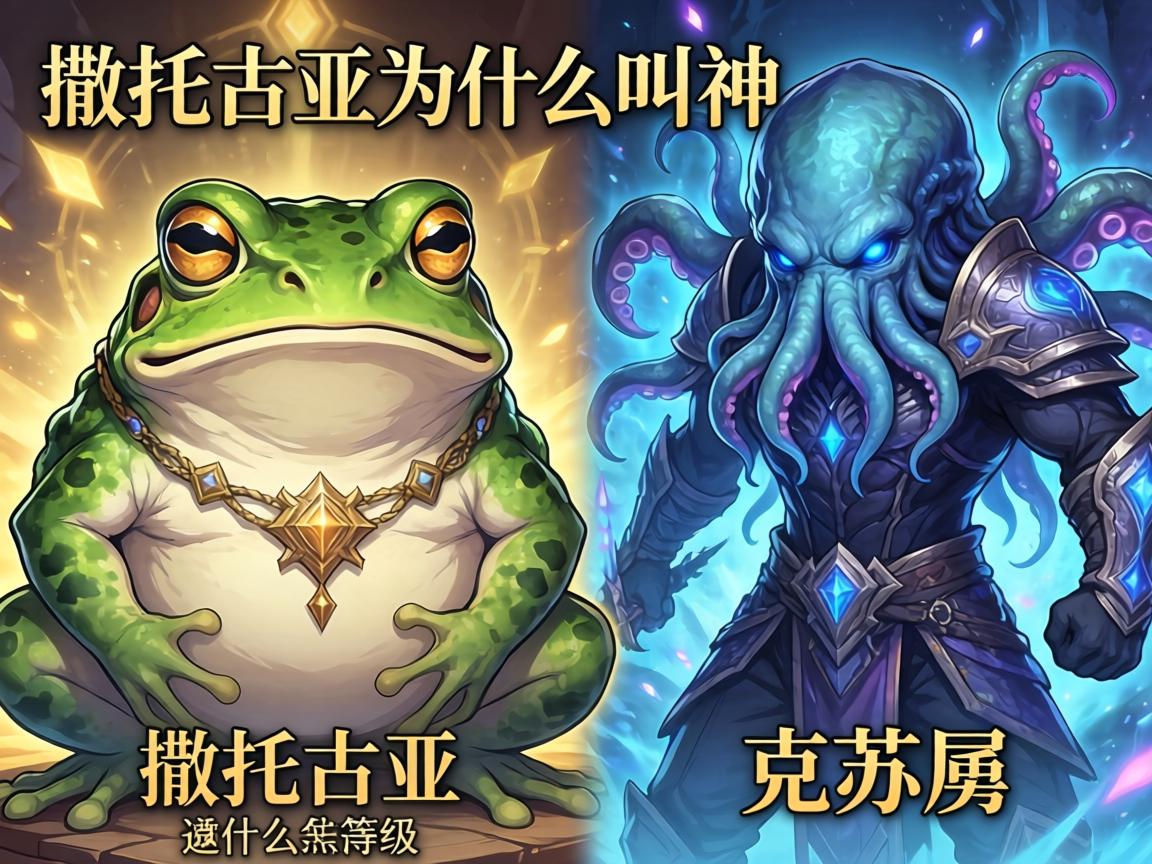 撒托古亚为什么叫蟾之神,撒托古亚和克苏鲁谁厉害,撒托古亚是什么等级 撒托古亚为什么叫蟾之神,撒托古亚和克苏鲁谁厉害,撒托古亚是什么等级