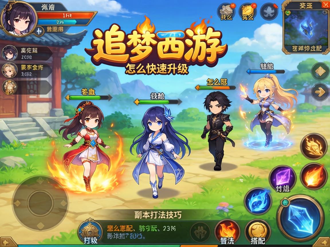 追梦西游,怎么快速升级,技能怎么搭配,副本打法技巧 追梦西游,怎么快速升级,技能怎么搭配,副本打法技巧